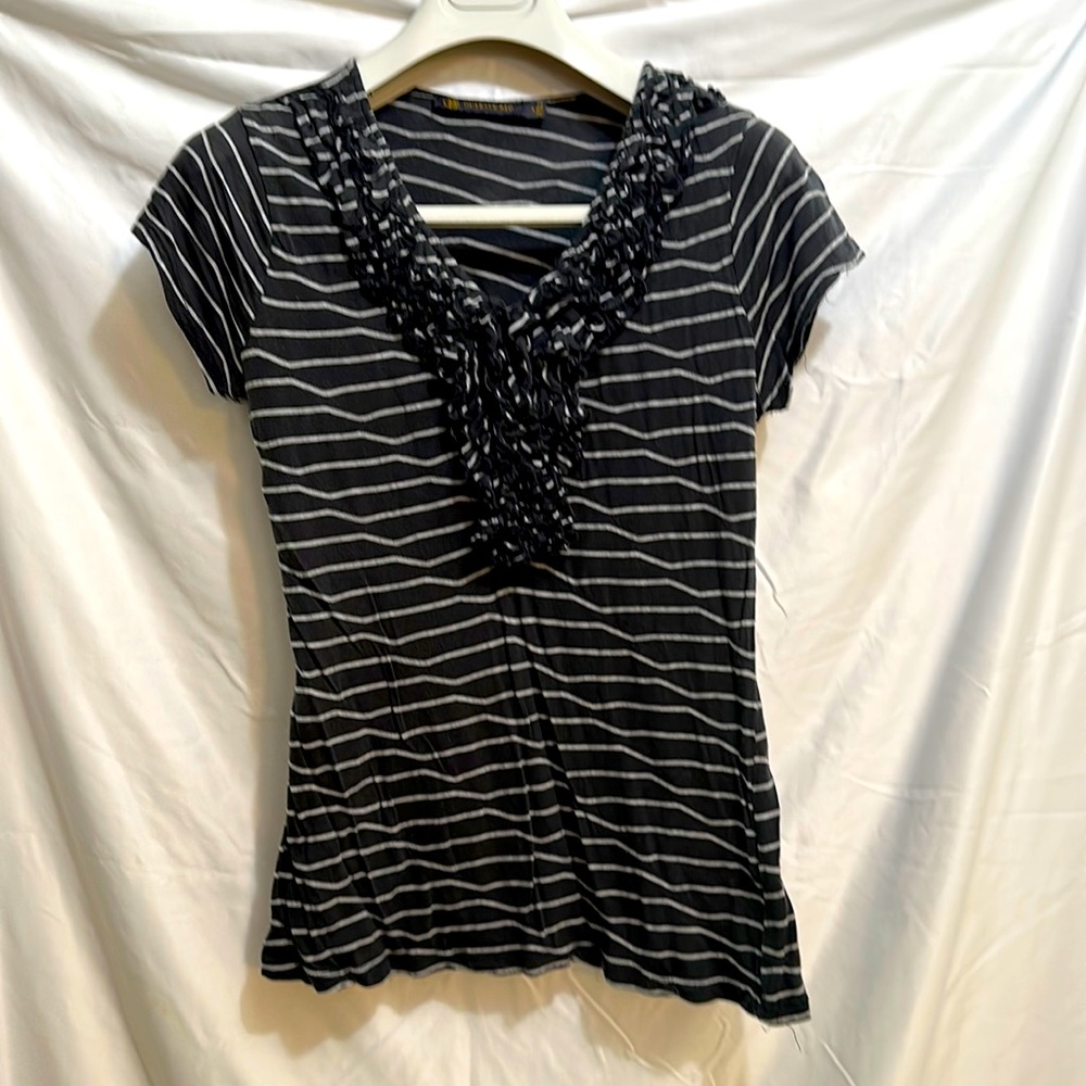 Ruffle Short Sleeve Tee